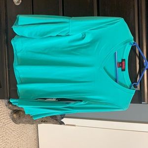 Teal Blue Punchy blouse